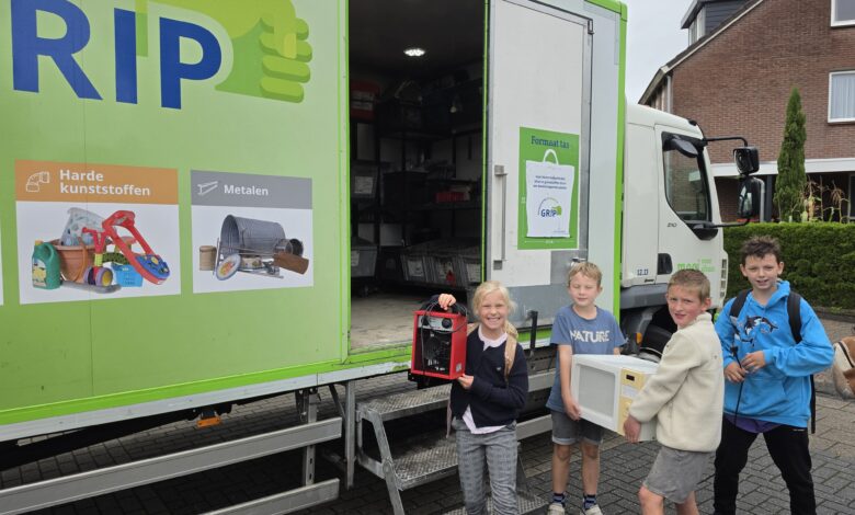 Leerlingen van CBS De Linde doen mee aan de E-waste Race