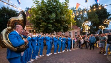 Evenementenband 103dB uit Zwolle tijdens een optreden