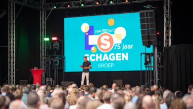 Medewerkers van Schagen Groep tijdens het 75-jarig jubileum in 2026