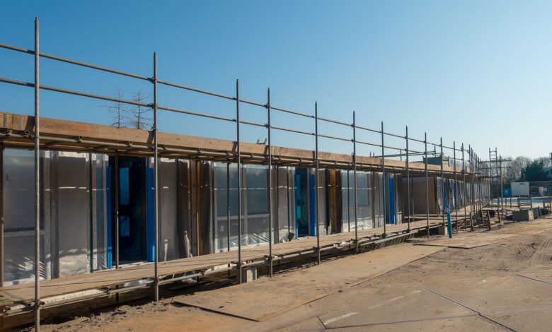 Nieuwbouwwoningen in aanbouw in Zwolle