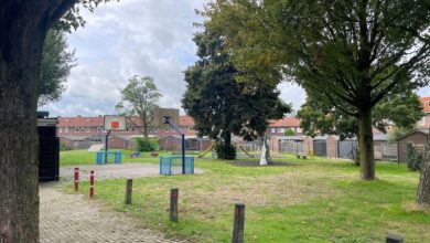 Locatie voor de nieuwe samenspeelplek in Meppel