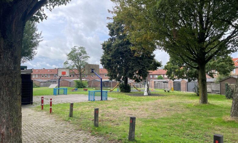 Locatie voor de nieuwe samenspeelplek in Meppel