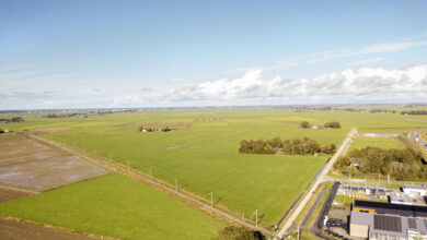 Plangebied van de nieuwe woonbuurt Broeks in Breecamp-West bij Stadshagen in Zwolle