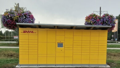 Nieuwe DHL-pakketautomaat bij Kwekerij en Tuincentrum Souman in Hattem
