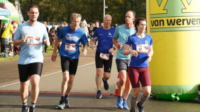 Deelnemers aan Run Oldebroek 2026 tijdens de sportieve ochtend