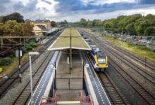 Station Meppel, onderdeel van de spoorverbinding tussen Zwolle en Noord-Nederland
