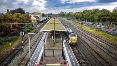 Station Meppel, onderdeel van de spoorverbinding tussen Zwolle en Noord-Nederland