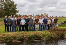 Team Gemalen en Stuwen van Waterschap Drents Overijsselse Delta in het werkgebied