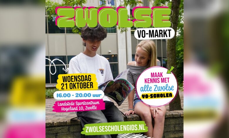 Zwolse VO-Markt op 21 oktober 2026 voor leerlingen uit groep 7 en 8
